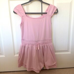 Abercrombie kids YPB blush pink romper size 13/14